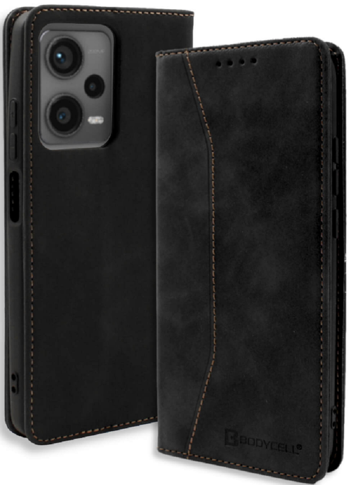 Bodycell Θήκη - Πορτοφόλι Xiaomi Redmi Note 12 Pro Plus - Black