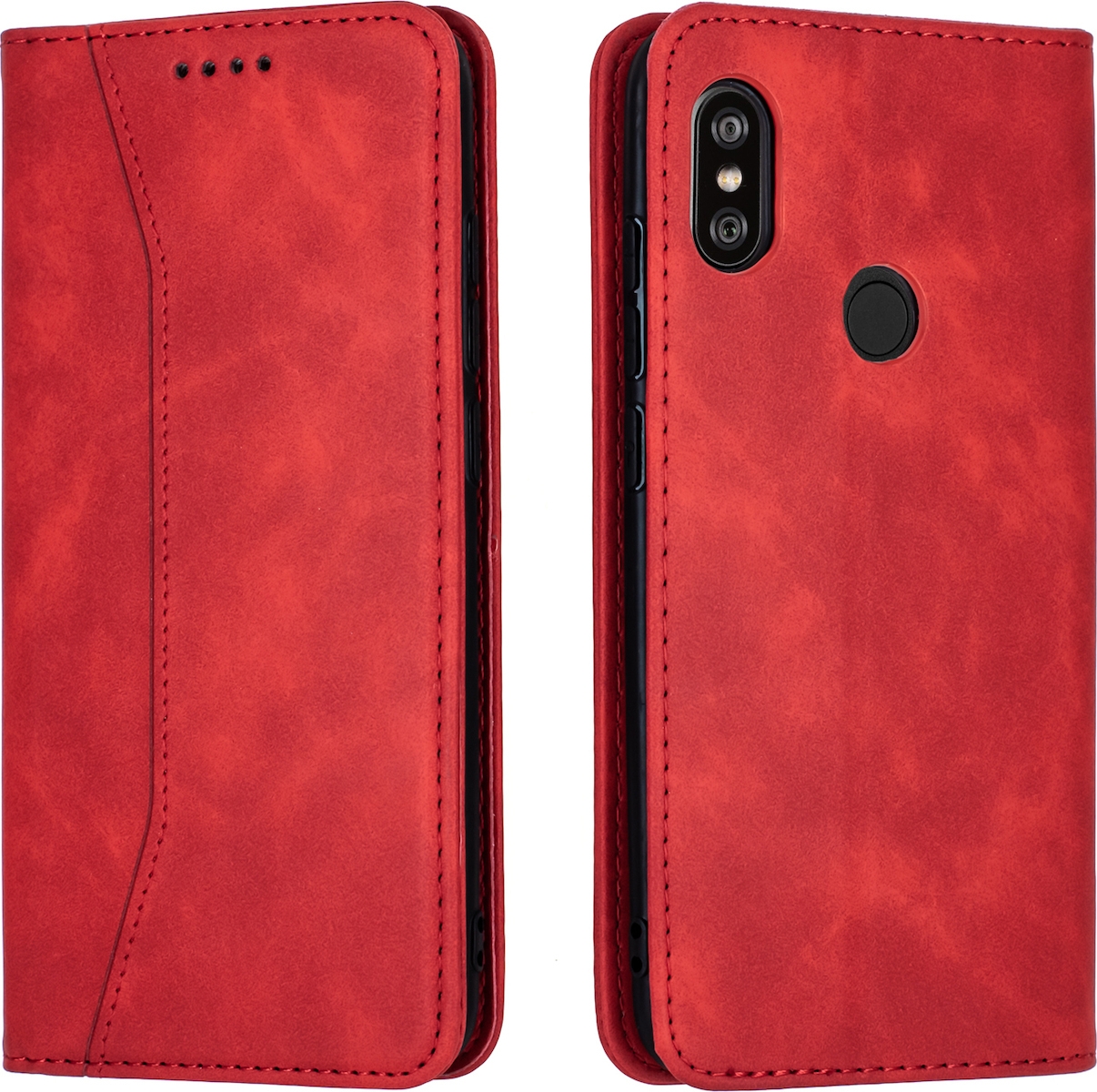 Bodycell Θήκη - Πορτοφόλι Xiaomi Redmi Note 6 Pro - Red 
