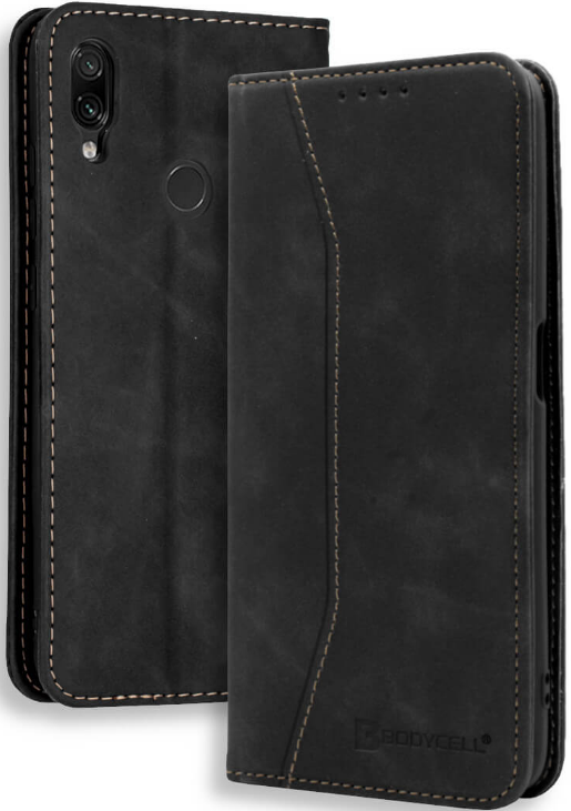Bodycell Θήκη - Πορτοφόλι Xiaomi Redmi Note 7 / Note 7 Pro - Black