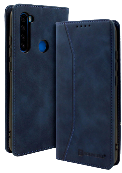 Bodycell Θήκη - Πορτοφόλι Xiaomi Redmi Note 8 / Note 8 2021 - Blue