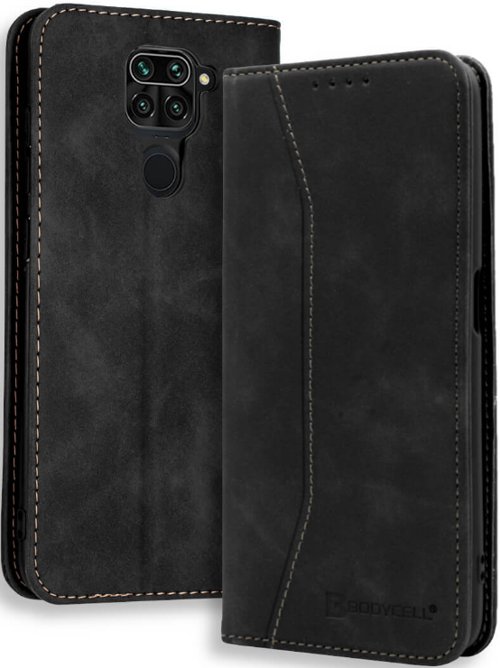 Bodycell Θήκη - Πορτοφόλι Xiaomi Redmi Note 9 - Black 