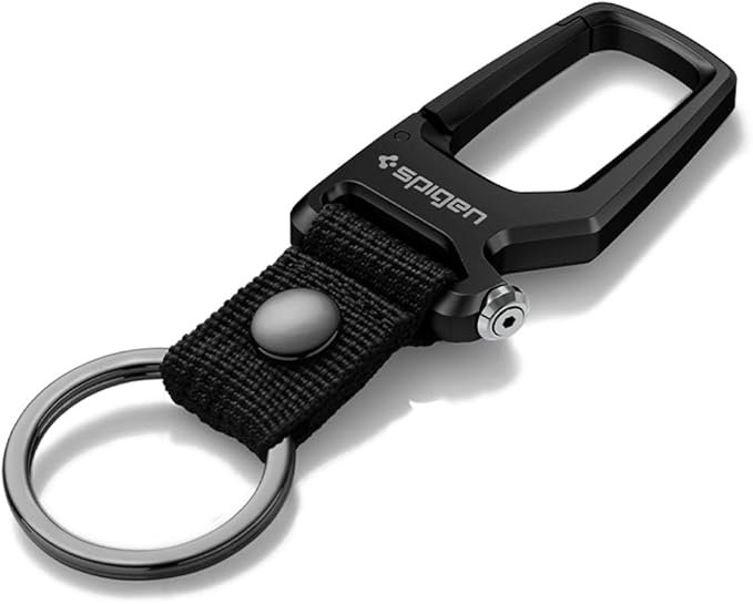 Μπρελόκ Spigen Carabiner with KeyRing Ανθεκτικό με Ανοιχτήρι Μπουκαλιών Black