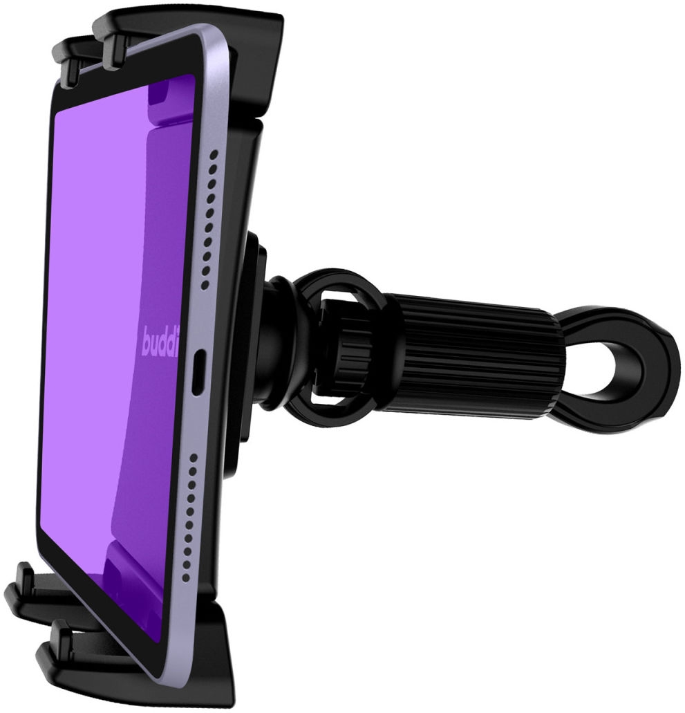 Buddi Tablet Holder for Hometrainer - Universal Ρυθμιζόμενη Βάση Στήριξης Smartphone / Tablet για Ποδήλατο Γυμναστικής / Ελλειπτικό Μηχάνημα / Μικρόφωνο - Black - 5 Έτη Εγγύηση