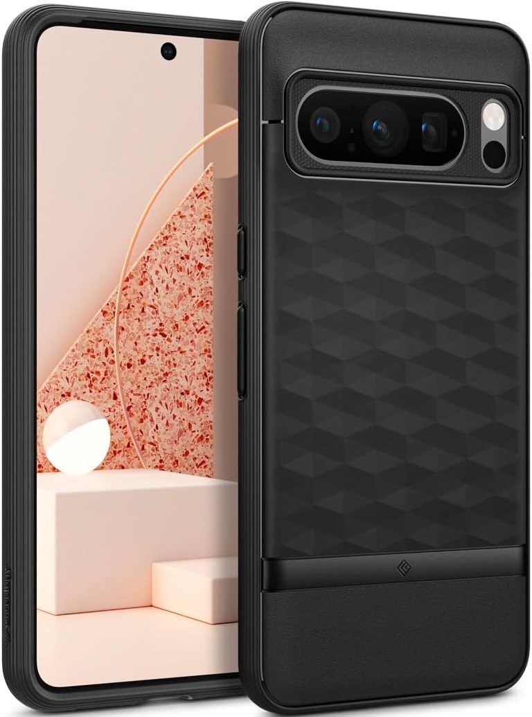 Caseology Parallax - Ανθεκτική Θήκη Σιλικόνης - Google Pixel 8 Pro - Matte Black