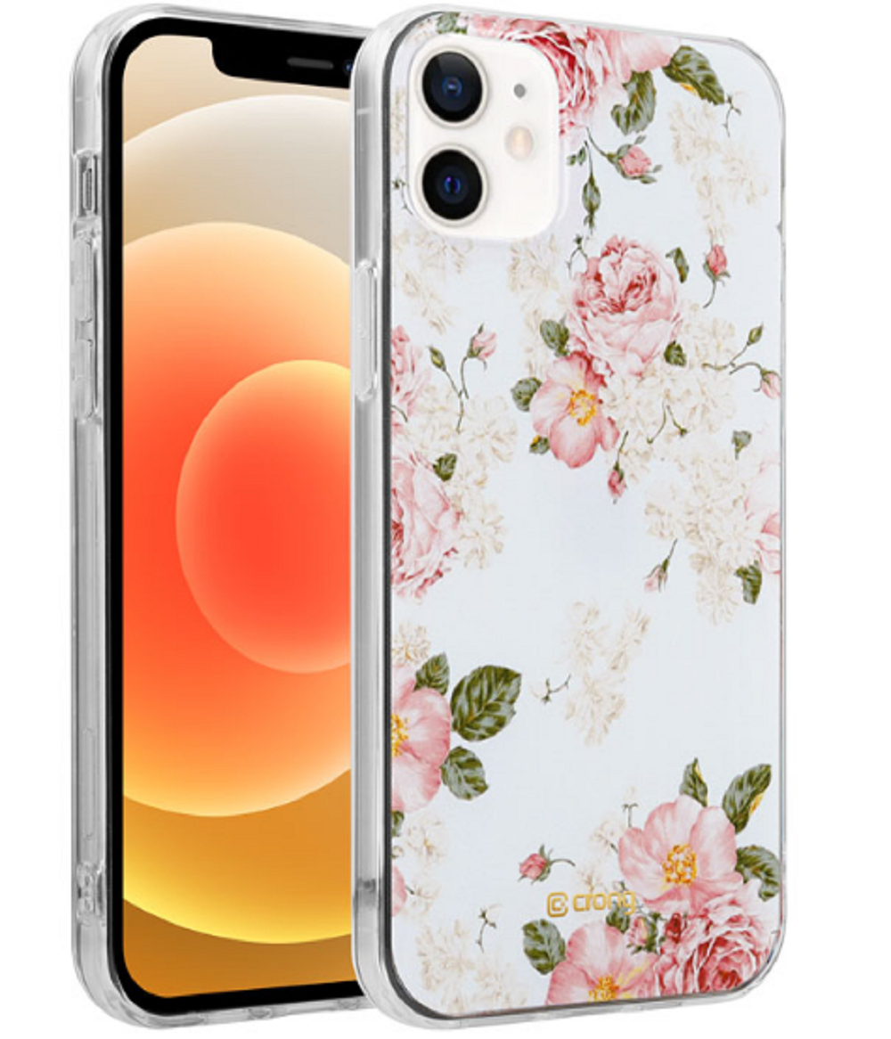 Crong Flower Θήκη Σιλικόνης Apple iPhone 12 mini - Pattern 02 