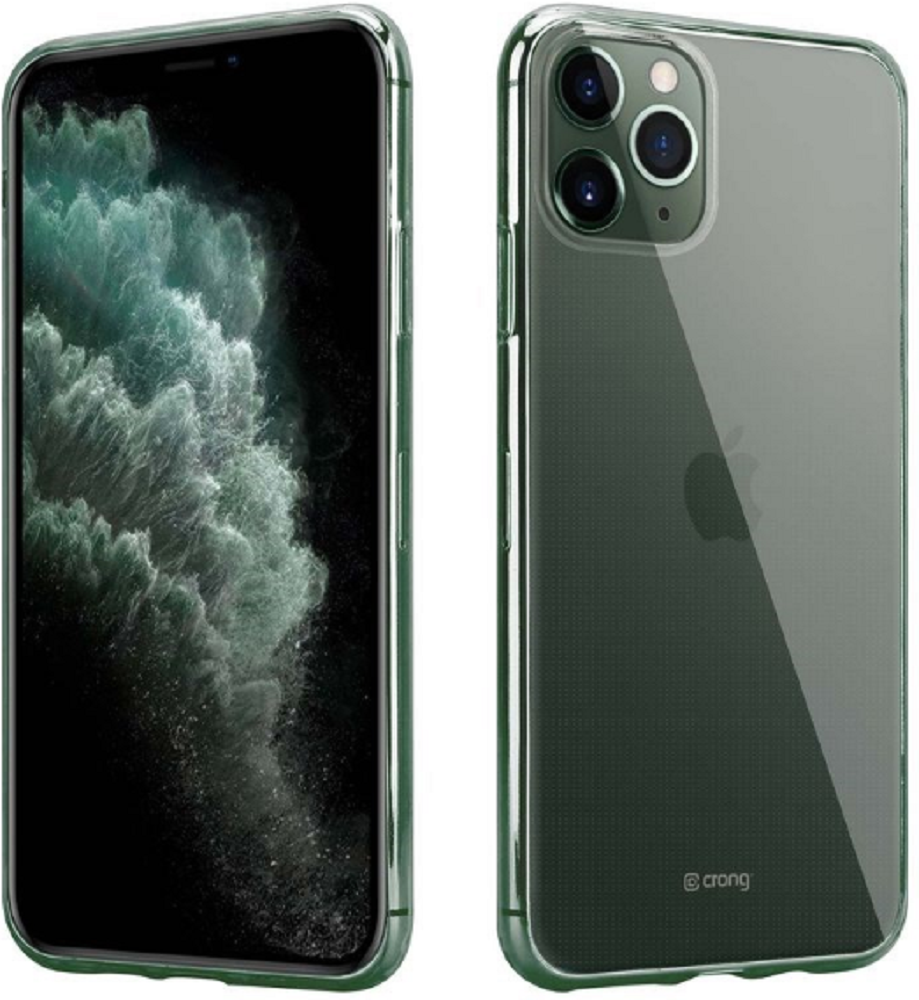 Crong Slim Διάφανη Θήκη Σιλικόνης Apple iPhone 11 Pro - 0.8mm - Clear