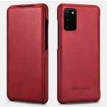 iCarer Vintage Series Curved Edge - Δερμάτινη Θήκη Samsung Galaxy S20 - Red (RS992012-RD)