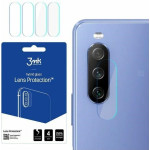 3MK Hybrid Glass Camera Protector - Αντιχαρακτικό Υβριδικό Προστατευτικό Γυαλί για Φακό Κάμερας Sony Xperia 10 III - 4 Τεμάχια (5903108386937)