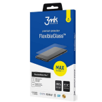 3MK Premium Flexible Glass Max - Fullface Αντιχαρακτικό Υβριδικό Προστατευτικό Γυαλί Οθόνης - Oppo A16 / A16s - 0.3mm - Black (5903108444644)