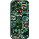 Αυτοκόλλητο Skin Προστασίας Πλάτης - Apple iPhone 15 Pro Max - Gams Premium Vinyl Skin Back Plate - 3D BloodVector (GAMS-VNL-SKIN-BV-001-074)