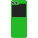Αυτοκόλλητο Skin Προστασίας Πλάτης - Samsung Galaxy Z Flip6 - Gams Premium Vinyl Skin Back Plate - Green Matte (GAMS-VNL-SKIN-GM-002-211)