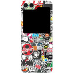 Αυτοκόλλητο Skin Προστασίας Πλάτης - Samsung Galaxy Z Flip6 - Gams Premium Vinyl Skin Back Plate - Stickerbomb (GAMS-VNL-SKIN-SKB-002-211)