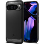 Ανθεκτική Θήκη Σιλικόνης - Google Pixel 9 Pro XL - Spigen Rugged Armor - Matte Black (ACS07719)