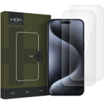 Αντιχαρακτικό Γυαλί Οθόνης - Apple iPhone 16 Pro - Hofi Premium Pro+ Tempered Glass - 2 Τεμάχια - Clear (5906302310807)