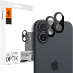 Αντιχαρακτικό Γυαλί Προστασίας Apple iPhone 16 / 16 Plus - Spigen GLAS.tR OPTIK Camera Lens Protector για Φακό Κάμερας - 2 Τεμάχια - Black (AGL07922)