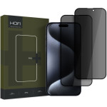 Αντιχαρακτικό Γυαλί Προστασίας Apple iPhone 16 - Hofi Anti Spy Pro+ Tempered Glass Privacy Full Face Απορρήτου Οθόνης - 2 Τεμάχια - Black (5906302310869)