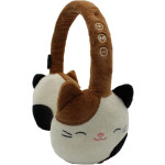 Bluetooth Ακουστικά Lazerbuilt Jazwares Original Squishmallows Λούτρινα Ασύρματα Κεφαλής για Παιδιά με Μικρόφωνο - Cam the Cat (HMSQM-BT-CAM)