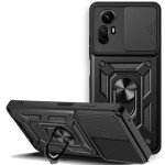 Bodycell Armor Slide - Ανθεκτική Θήκη Xiaomi Redmi Note 12S με Κάλυμμα για την Κάμερα & Μεταλλικό Ring Holder - Black (5206015022036)