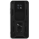 Bodycell Armor Slide - Ανθεκτική Θήκη Xiaomi Redmi Note 9T 5G με Κάλυμμα για την Κάμερα & Μεταλλικό Ring Holder - Black (5206015011740)