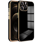Bodycell Gold Plated - Θήκη Σιλικόνης Apple iPhone 11 Pro - Black (5206015068980)