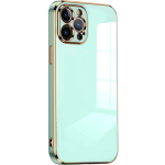 Bodycell Gold Plated - Θήκη Σιλικόνης Apple iPhone 13 Pro Max - Mint Green (5206015069208)