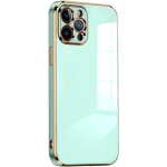 Bodycell Gold Plated - Θήκη Σιλικόνης Apple iPhone 13 Pro - Mint Green (5206015069178)