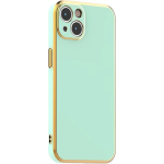 Bodycell Gold Plated - Θήκη Σιλικόνης Apple iPhone 14 - Mint Green (5206015069239)