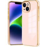 Bodycell Gold Plated - Θήκη Σιλικόνης Apple iPhone 14 - Pink (5206015070662)