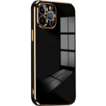 Bodycell Gold Plated - Θήκη Σιλικόνης Apple iPhone 14 Pro - Black (5206015069284)