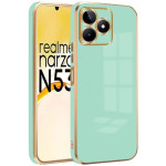 Bodycell Gold Plated - Θήκη Σιλικόνης Realme C53 / Narzo N53 - Mint Green (5206015073960)