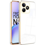 Bodycell Gold Plated - Θήκη Σιλικόνης Realme C53 / Narzo N53 - White (5206015073984)