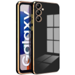 Bodycell Gold Plated - Θήκη Σιλικόνης Samsung Galaxy A14 - Black (5206015069406)