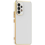 Bodycell Gold Plated - Θήκη Σιλικόνης Samsung Galaxy A32 5G - White (5206015069604)