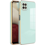 Bodycell Gold Plated - Θήκη Σιλικόνης Samsung Galaxy A22 5G - Mint Green (5206015069505)
