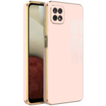 Bodycell Gold Plated - Θήκη Σιλικόνης Samsung Galaxy A22 5G - Pink (5206015071119)