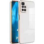 Bodycell Gold Plated - Θήκη Σιλικόνης Xiaomi Redmi 10 / Redmi 10 2022 - White (5206015070204)