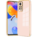 Bodycell Gold Plated - Θήκη Σιλικόνης Xiaomi Redmi Note 11 / 11S - Pink (5206015071652)