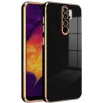 Bodycell Gold Plated - Θήκη Σιλικόνης Xiaomi Redmi Note 8 Pro - Black (5206015070099)