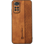 Bodycell Pattern Leather - Σκληρή Θήκη Xiaomi Redmi Note 11 / 11S - Brown (5206015068881)