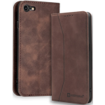 Bodycell Θήκη - Πορτοφόλι Apple iPhone SE 2022 / 2020 / 8 / 7 - Dark Brown (5206015057434)