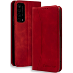 Bodycell Θήκη - Πορτοφόλι Huawei P Smart 2021 - Red (5206015060137)
