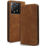 Bodycell Θήκη - Πορτοφόλι Xiaomi 13T / 13T Pro - Brown (5206015072109)