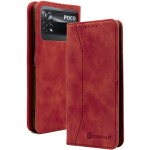 Bodycell Θήκη - Πορτοφόλι Xiaomi Poco X4 Pro 5G - Red (5206015000942)