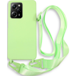 Bodycell Θήκη Σιλικόνης με Λουράκι Λαιμού - Xiaomi Redmi Note 12 Pro 5G / Poco X5 Pro - Green (5206015023934)