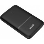 Buddi Mini PowerBank - Φορητή Μπαταρία Φόρτισης με 2 x USB-Α / 1 x Type-C - 5000mAh - Black - 2 Έτη Εγγύηση (8719246399077)