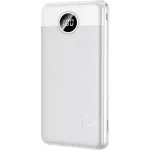 Charmast PowerBank L10S με Ψηφιακή Οθόνη LED - Φορητή Μπαταρία Φόρτισης με 2 x USB-Α / 1 x Type-C - 10.000mAh - 20W - White (L10SW)