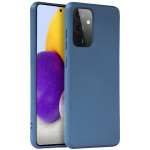 Crong Color Θήκη Premium Σιλικόνης Samsung Galaxy A72 - Blue (CRG-COLR-SGA72-BLUE)
