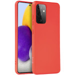 Crong Color Θήκη Premium Σιλικόνης Samsung Galaxy A72 - Red (CRG-COLR-SGA72-RED)