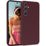 Crong Color Θήκη Premium Σιλικόνης - Samsung Galaxy S23 FE - Maroon (CRG-COLR-SGS23FE-PRP)