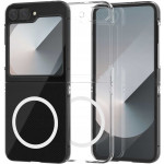Διάφανη Σκληρή Θήκη MagSafe - Samsung Galaxy Z Flip6 - Spacecase Crystal MagCase - 2mm - Clear (5905719110840)